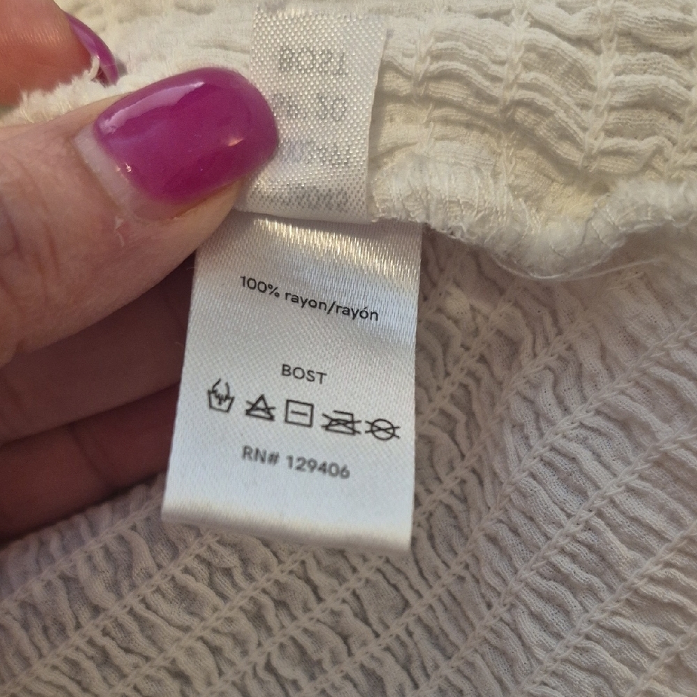 VENUS White Smocked Blouse - Picture 5 of 5